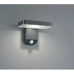 TRIO R22261142 LED Solar-Gartenwandleuchte Esquel 1x4,5W | 3000K | IP44 - mit Bewegungssensor