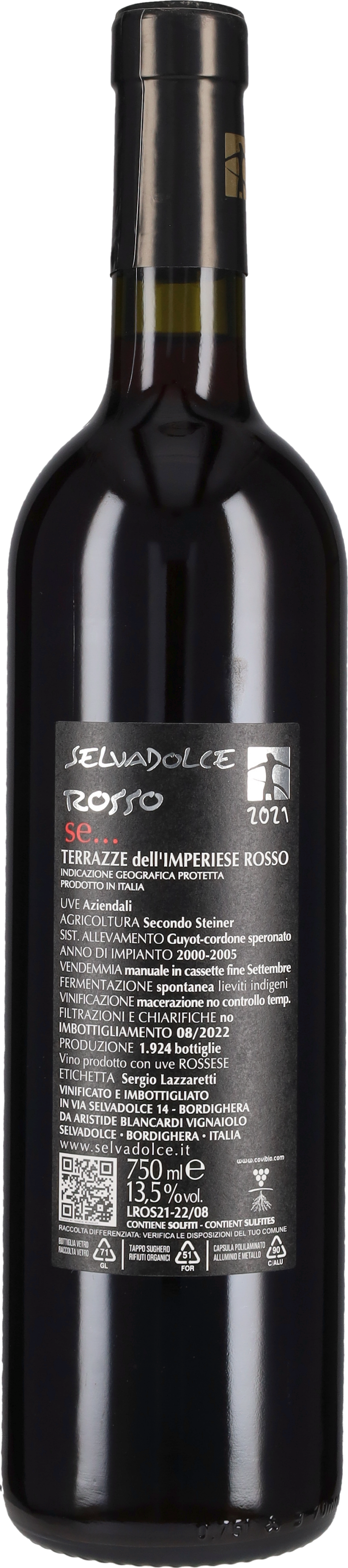 Rossese 'Rosso..se' Tenuta Selvadolce 2021