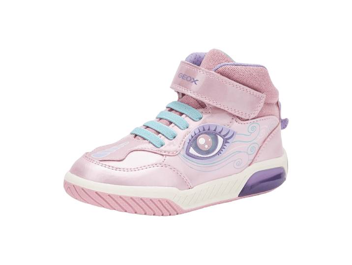 GEOX J Inek Sneaker Femme Rose/Lilas