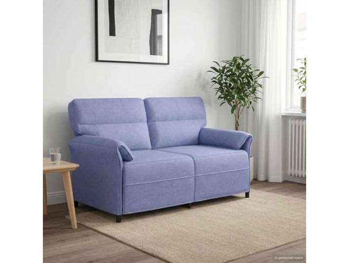YUTAASU Sofa 100% Polyester, Metallrahmen Modernes Design, Schaumstoffkissen, Kunststoffbeine, klappbare Armlehnen, für Wohnzimmer