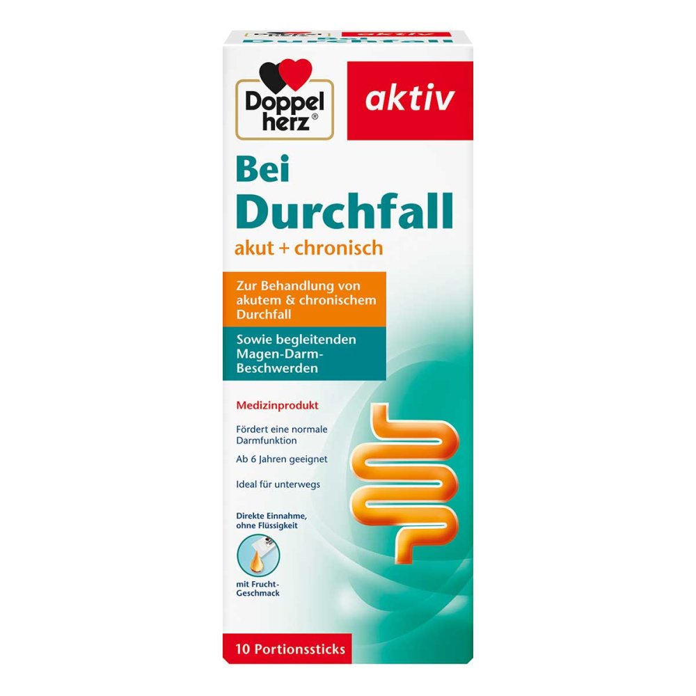 Queisser Pharma GmbH & Co. KG Doppelherz Bei Durchfall Flüssig Sticks 16517372