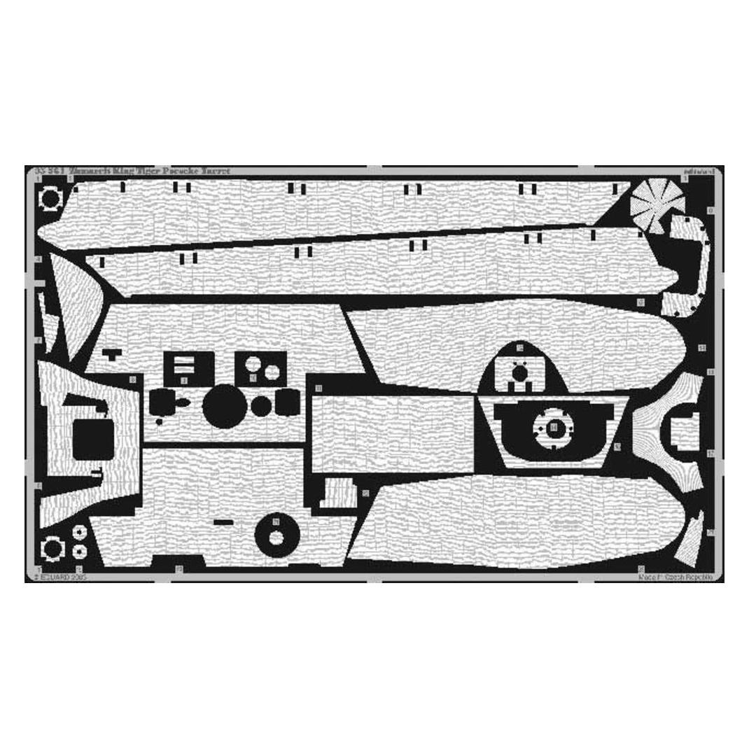 Eduard Zimmerit King Tiger Porsche turret (35564)