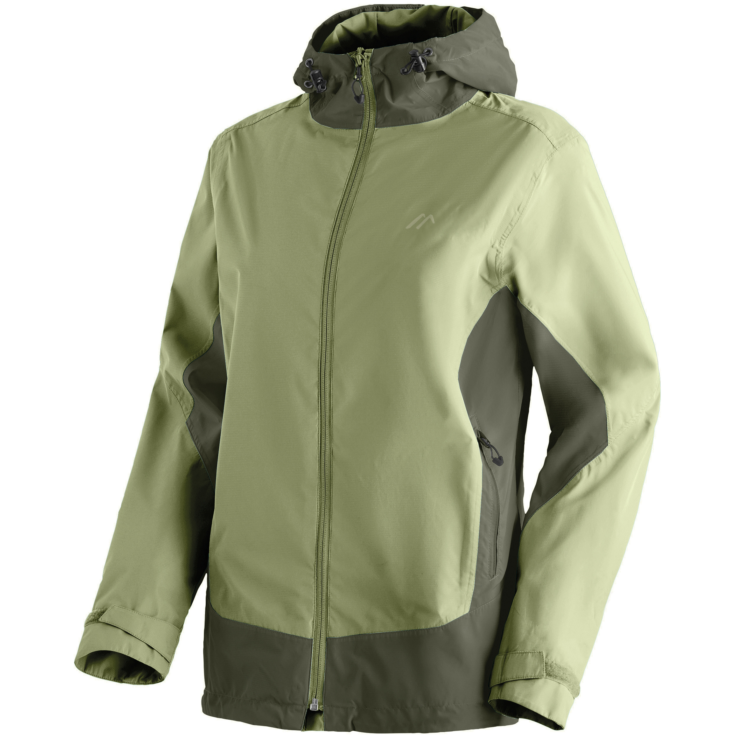 Maier Sports Brocken Damen Regenjacke oliv Größe 6XL Camping Wasserdicht Wasserabweisend