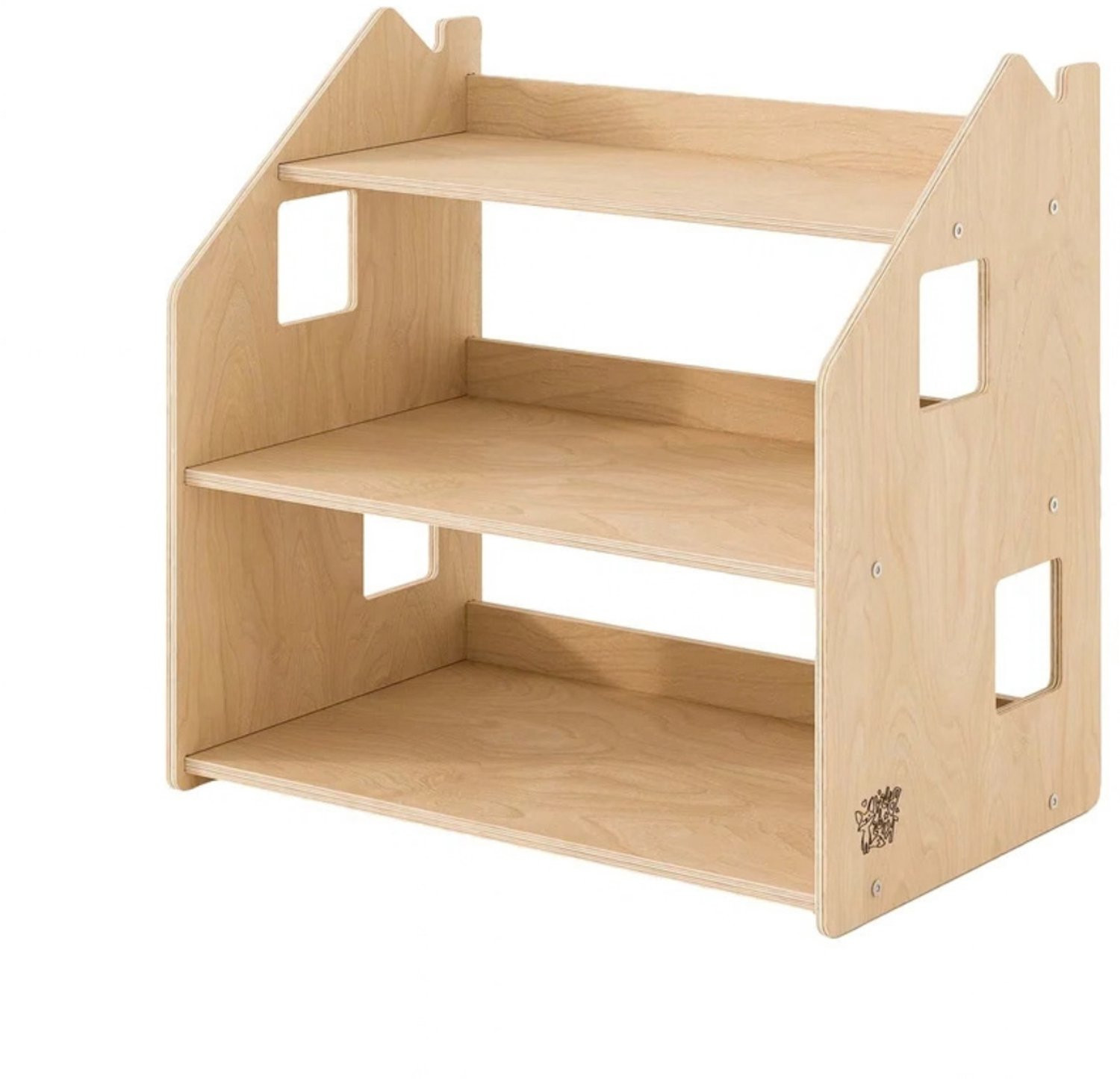 Montessori speelgoedkast voor kinderen - naturel
