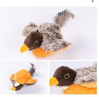 Uplift Essentials Interactive Rechargeable Cat Toy With Chirping Flapping Bird cuckoo Bird