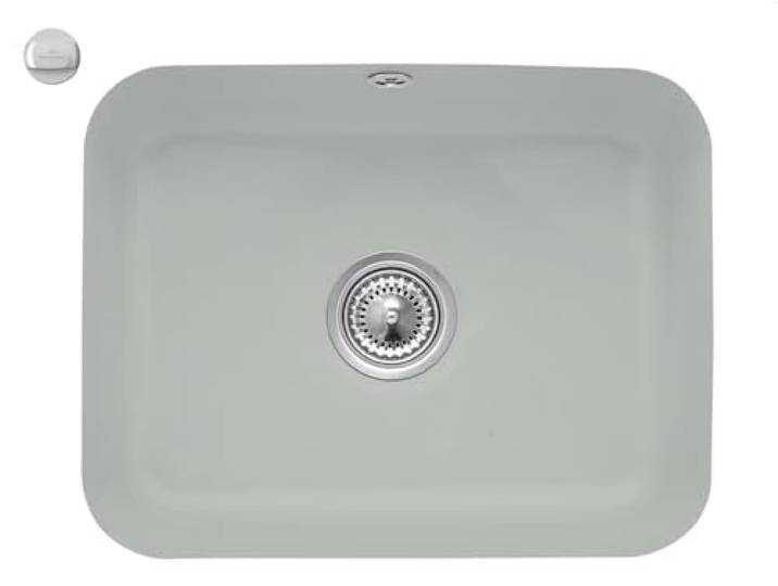 Villeroy & Boch Cisterna 60C Fossil - 6706 02 KD Keramikspüle Exzenterbetätigung