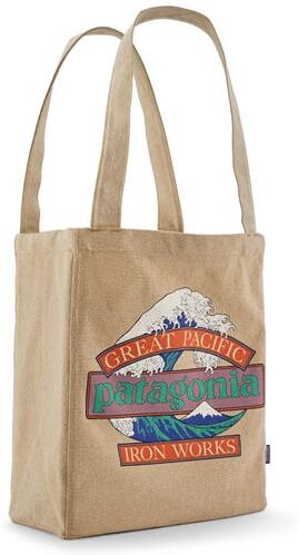 Patagonia Recycled Market Tote, Great Waves / Classic Tan
