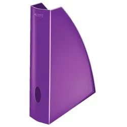 LEITZ Stehsammler WOW Polystyrol violett , DIN A4