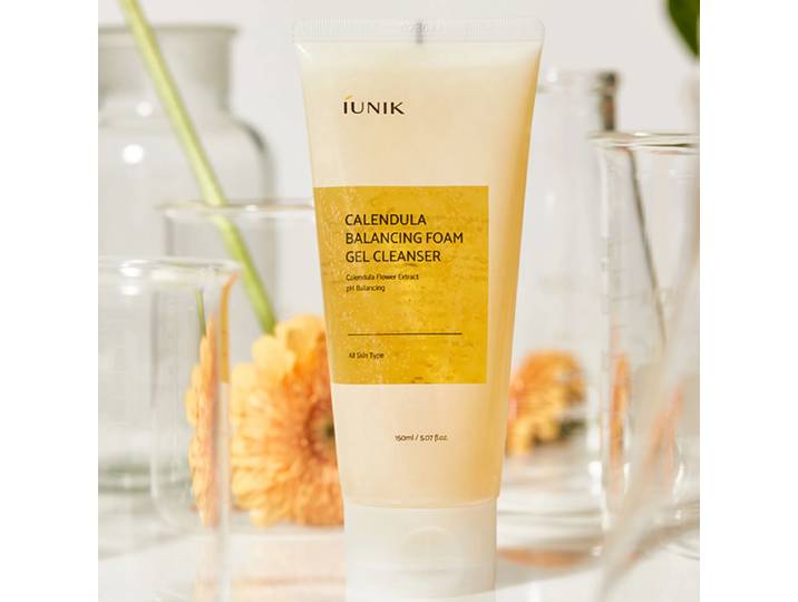 Calendula balancerende schuimende gelreiniger miniatuur