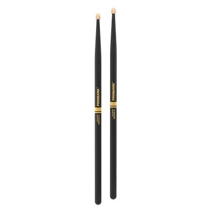 Promark PRO MARK Rebound 5A ActiveGrip - Pałki perkusyjne (Drumsticks, Schlagzeug) (R5AAG)