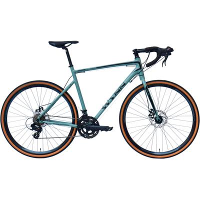 Gravelbike WYNN "GRL3.0" Gr. 58, grün, grün, Fahrräder, 58cm, 28 Zoll (71,12cm) hinten: 28 Zoll (71,12cm)