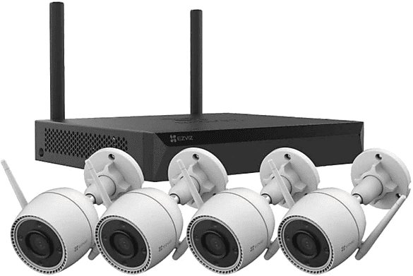 Cámara de vigilancia IP - Ezviz X5S+H3C, DCI 2K, 4 MP, WiFi, Función visión nocturna, CMOS escaneo progresivo 1/2,7”, Blanco