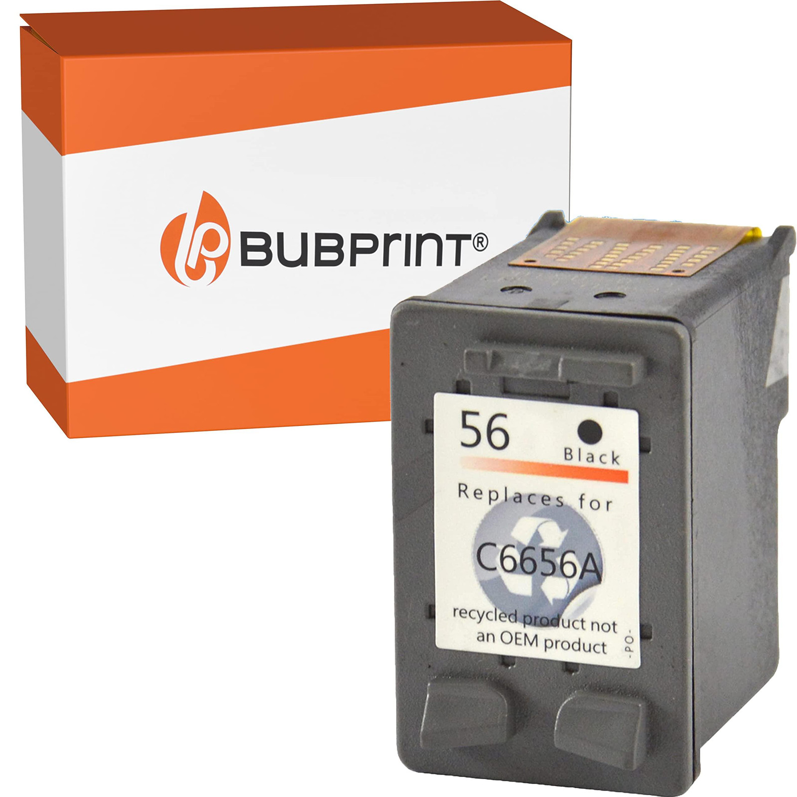 Bubprint printerpatronen compatibel met HP 56, zwart