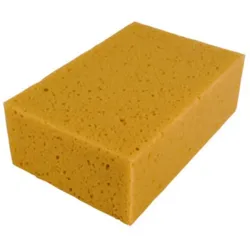 Tomy Autoschwamm, groß, eckig, 200x130x65mm, Fliesenschwamm Tafel Reinigung Pflege Natur ideale Schaumbildung