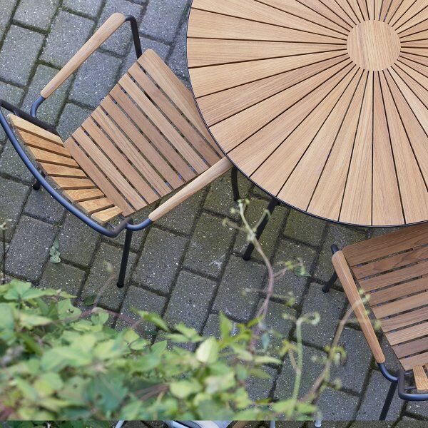 Mandalay Marguerit Cafébord Ø120 Cm, Antracit