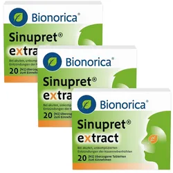 Bionorica® Sinupret® extract Dreierpack 3X20 St
