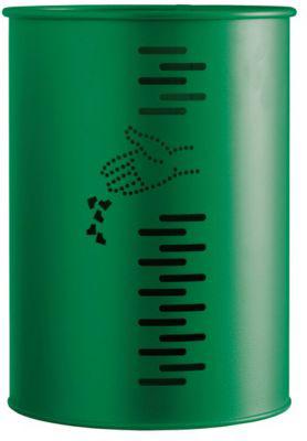 Abfallbehälter PIVO, rund, 22 L, grün
