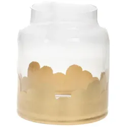 Vase Dipinto d'oro 15 cm gold - Rund Glas Lou De Castellane 17.5x15 cm