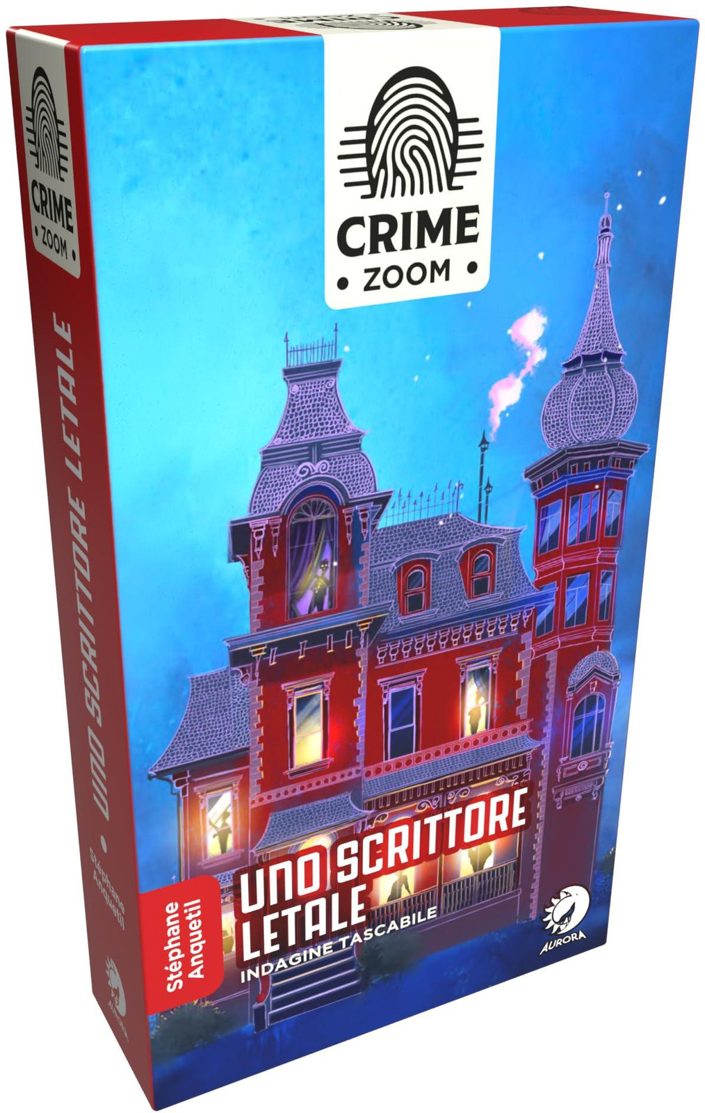 Asmodee Crime Zoom: Een dodelijke schrijver kaartspel Italiaanse editie