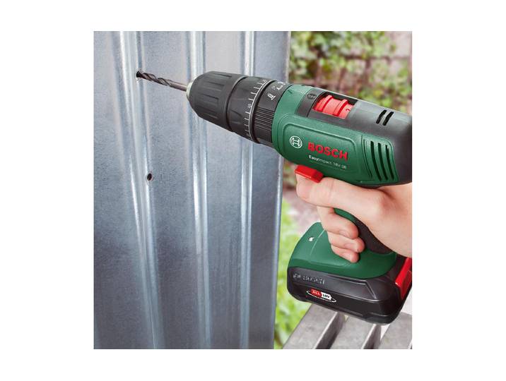 Akku-Schlagbohrmaschine BOSCH EasyImpact 18 V-38 , grün, B:57mm H:26mm, Bohrmaschinen, Akku-Schlagbohrmaschine