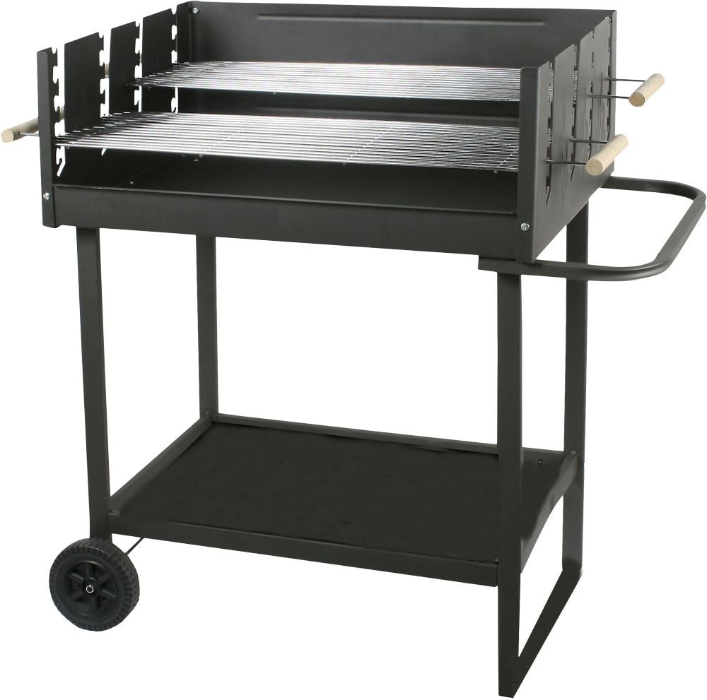 Master Grill Professionele tuingrill met 2 roosters model MG651 voor houtskool