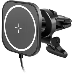 LogiLink Magnetische Kfz Smartphone Halterung mit kabellosem Laden
