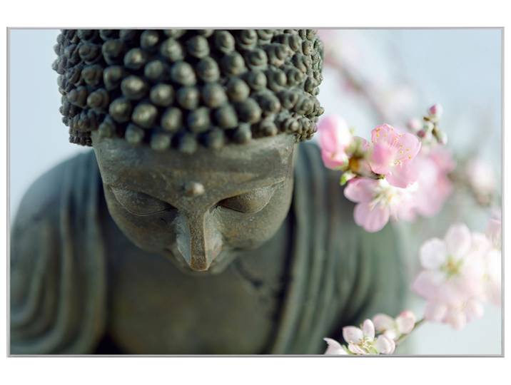 Bild mit Rahmen Buddha image LAND