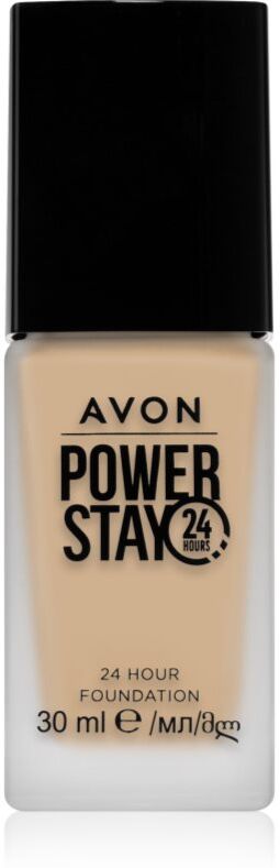 Avon Power Stay 24h fond de teint longue tenue effet mat teinte 120 N Porcelain 30 ml