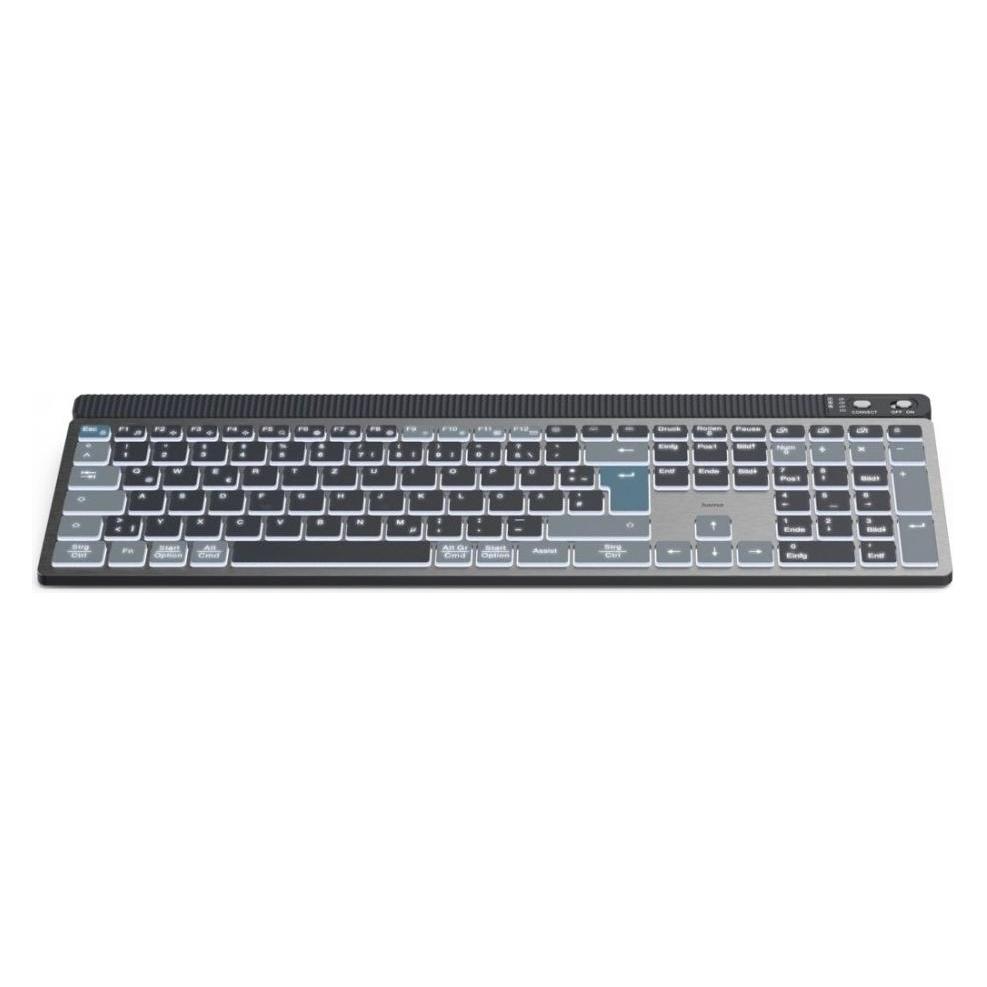 Hama Wk-750 Multigeräte-Tastatur Schwarz (DE, Kabellos) (U8173068)