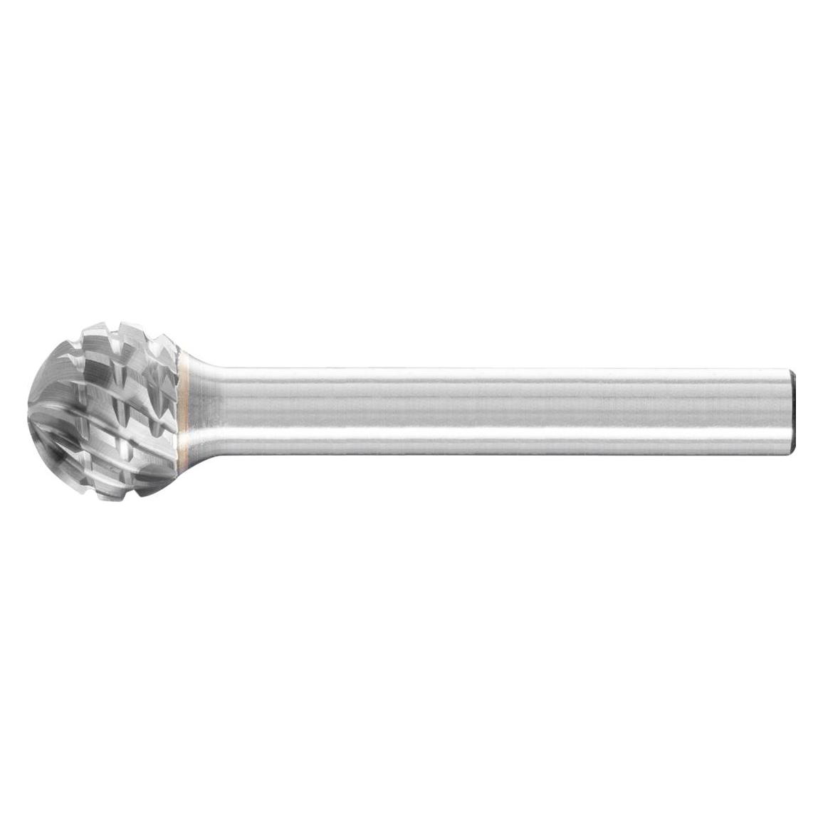 Pferd Hartmetall Hochleistungsfrässtift Kugel KUD Ø 12x10mm Schaft-Ø 6 mm TITANIUM für Titan (KUD 1210/6 TITANIUM)