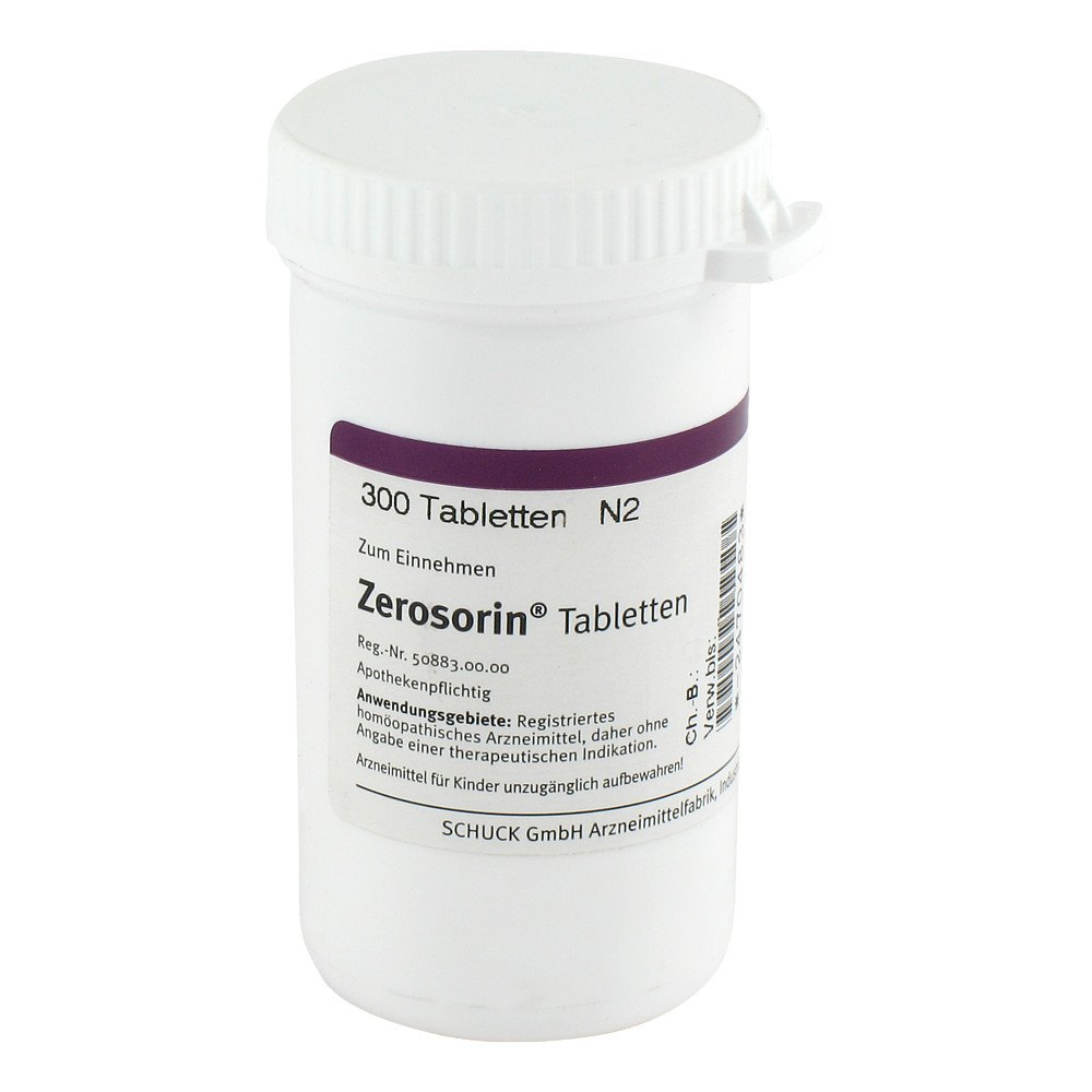 SCHUCK GmbH Arzneimittelfabrik Zerosorin Tabletten 02470483