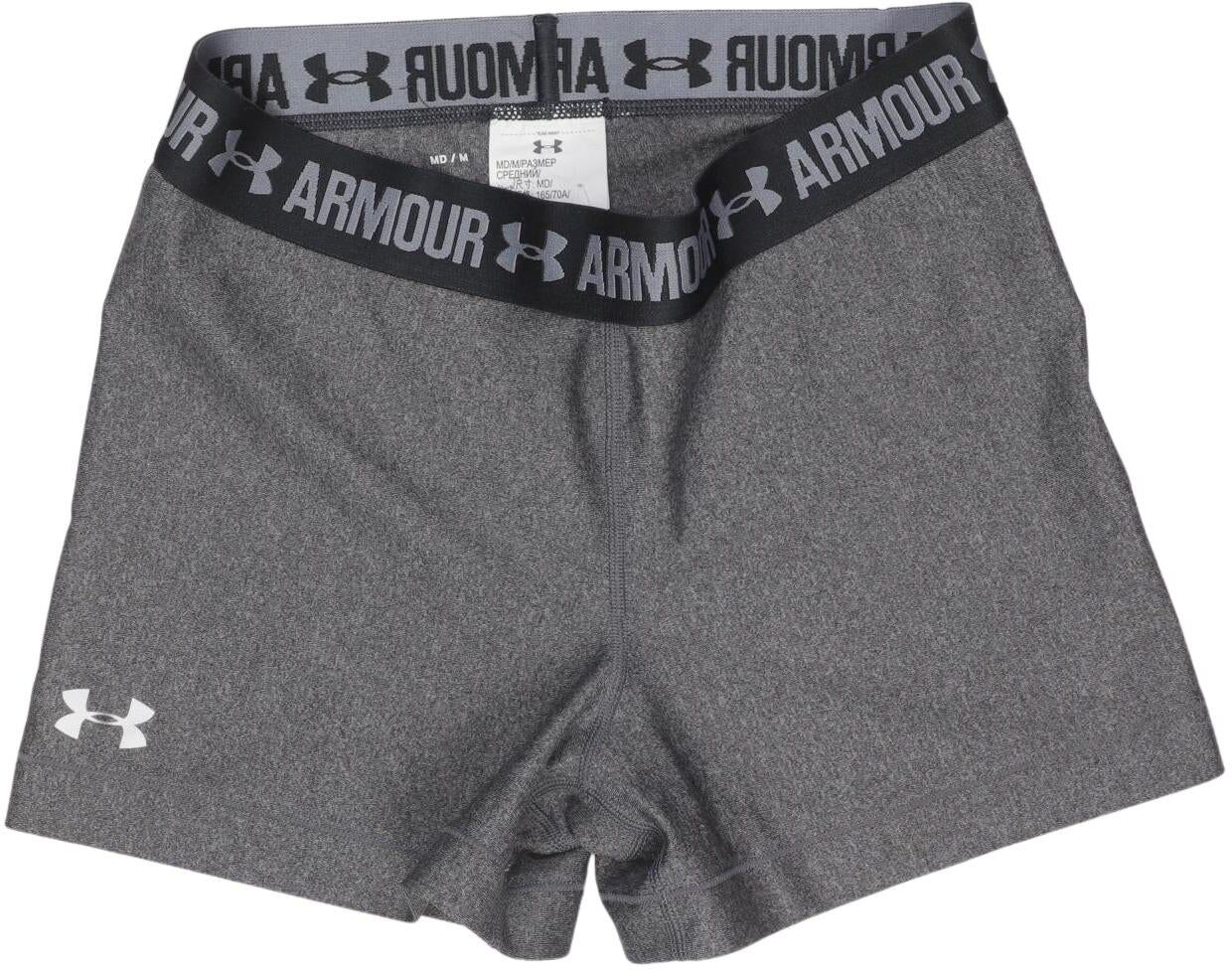 Under Armour Mädchen Shorts, Grau, Gr. M, Synthetik / Elasthan - Second Hand