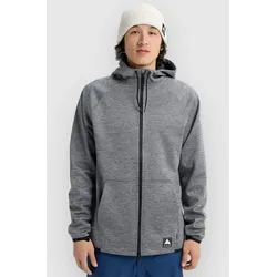 Burton Crown Wpf Sweatjacke true black heather Gr. S