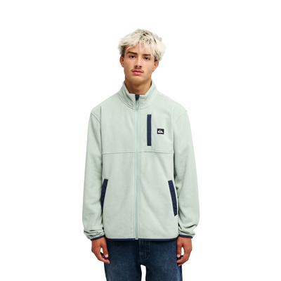Fleecejacke QUIKSILVER "No Destination", Herren, Gr. XL, grün (iceberg grün), Obermaterial: 100% Polyester., Jacken Fleecejacke