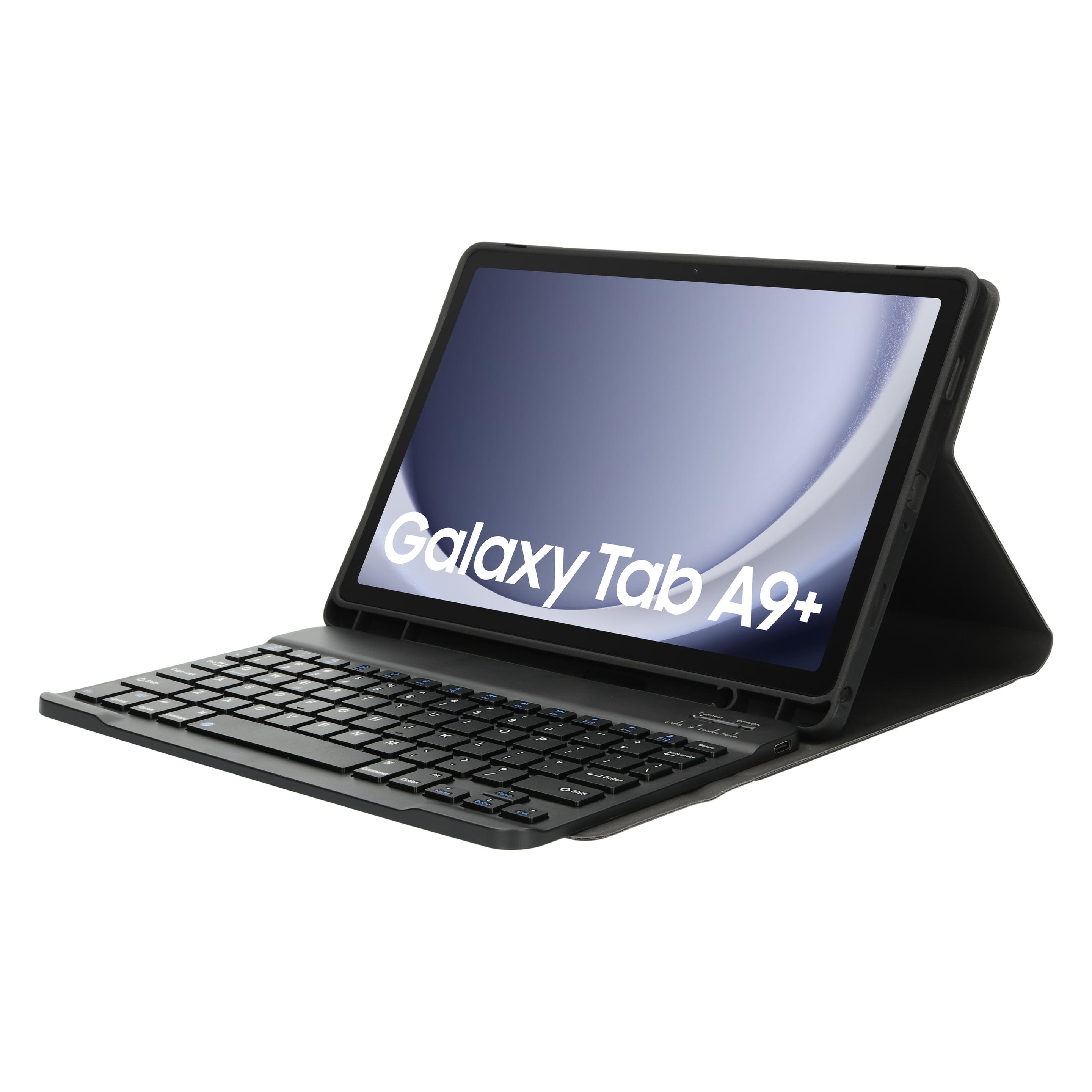 Mobiparts Bluetooth Keyboard Case Samsung Galaxy Tab A9 Plus (2023) Black (US) (MP-125502)
