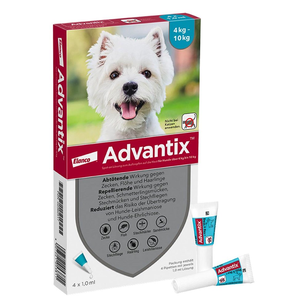 Elanco Deutschland GmbH Advantix Spot-On für Hunde 4 - 10 kg 02362517