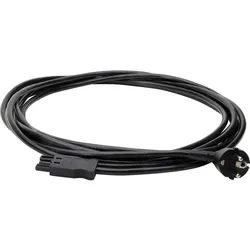 Kopp 226406042 Schutzkontaktzuleitung 6m, kompatibel mit GST-Stecksystem, Farbe: schwarz