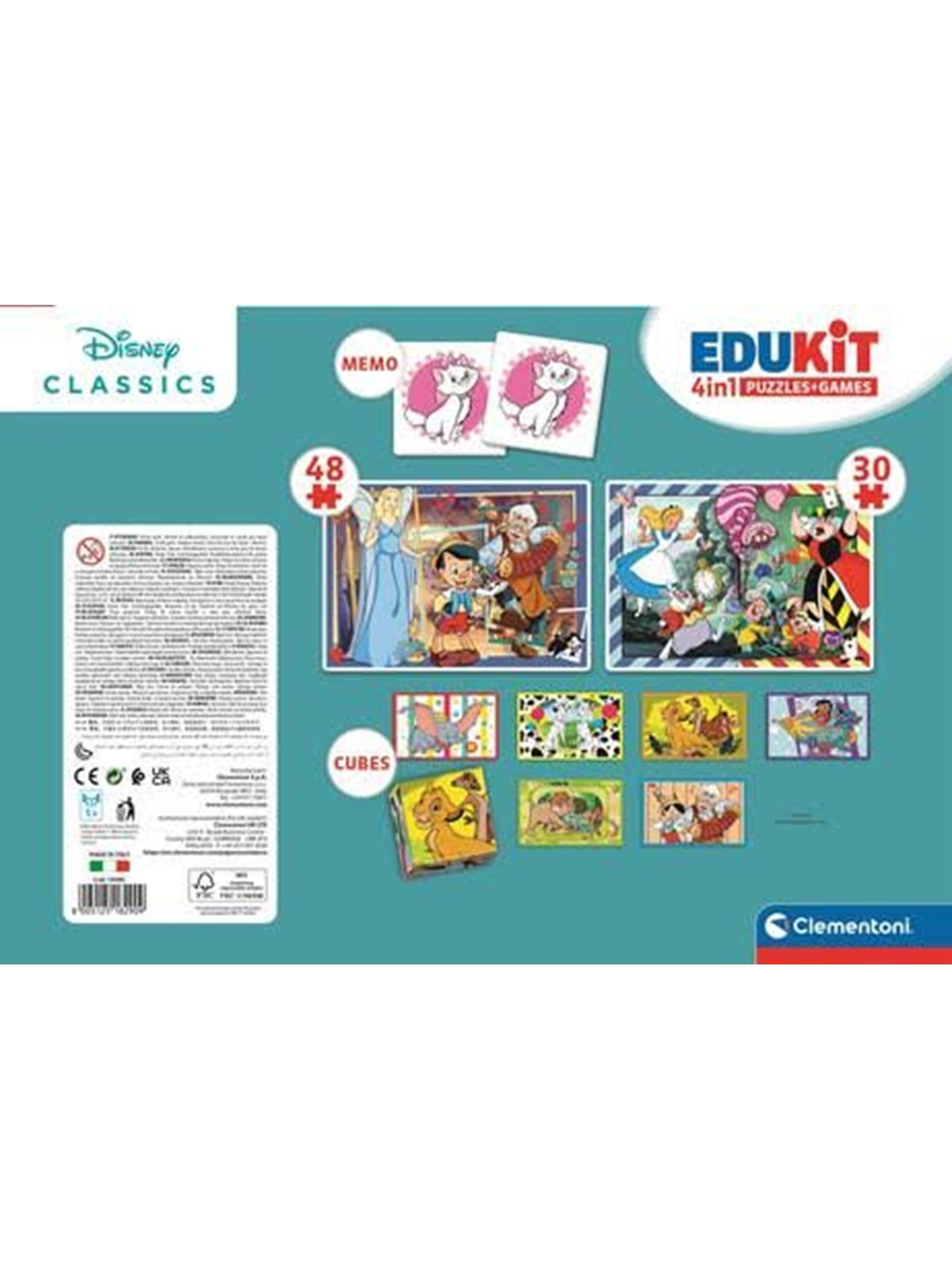 Clementoni EDUKIT 4in1 Disney Classics