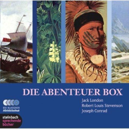 Jack London - Die Abenteuer Box. Fünf Abenteuergeschichten großer Autoren: Wolfsblut / Die Goldschlucht / Eine Odyssee des Nordens / Der Flaschenteufel / Taifun. 10 CDs - Preis vom 30.09.2026 09:01:18 h