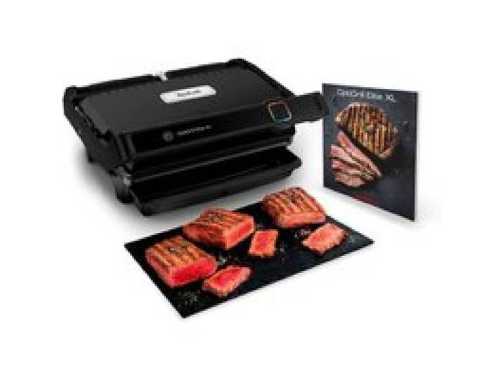 OptiGrill Elite XL Intelligent Grill Électrique 16 Programmes Mode Manuel Fonction Marquage Grande Surface 8 Personnes Noir