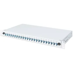 Digitus LWL Spleißbox, 1HE, bestückt, 24x LC DX, OM4