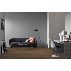Parador Basic 2.0 Vinylboden Eiche Cambridge geräuchert geräuchert gebürstete Struktur Klebevinyl Landhausdiele 1219x229x2 mm