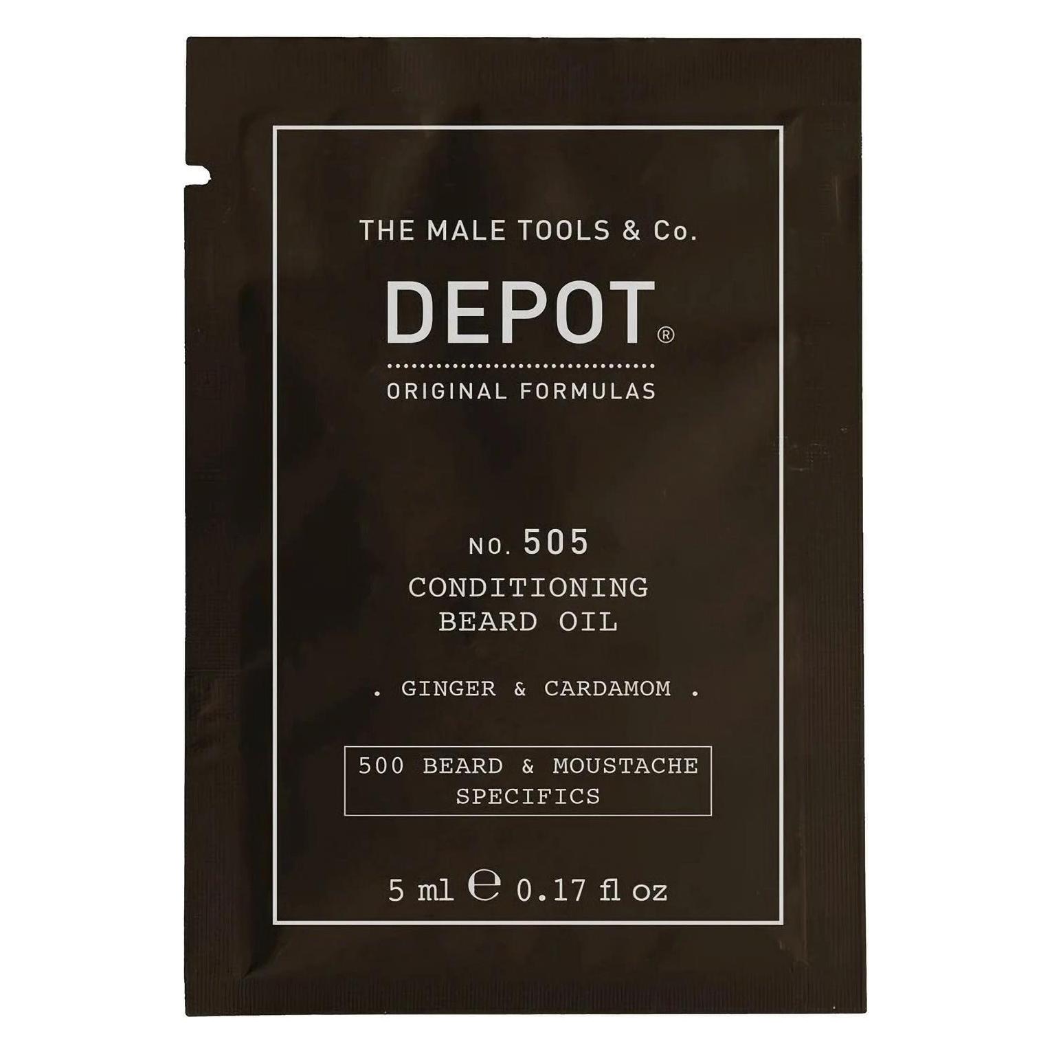 Depot Bartöl Nr. 505 - Ingwer und Kardamom für Glanz und Geschmeidigkeit, 5 ml (5 ml) (48679764)