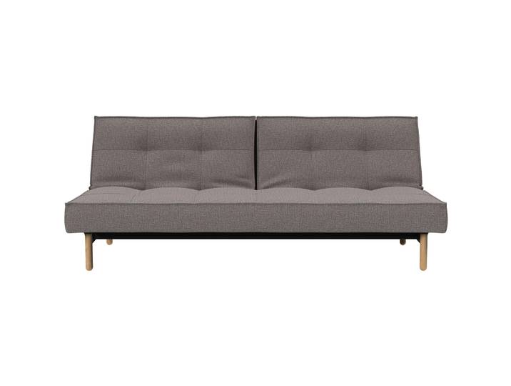 Bettsofa Split graubeige Stoff B 210 T 91 cm