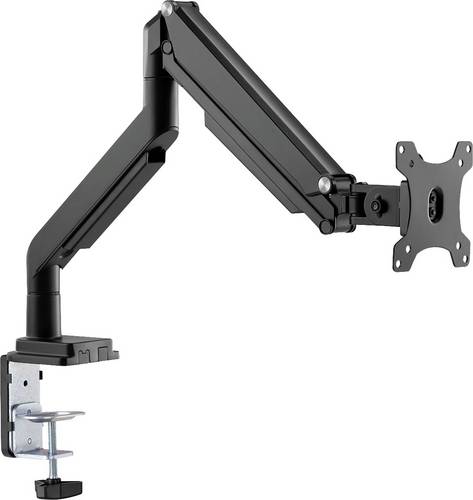 Digitus DA-90394 Monitor-Tischhalterung 1 Display(s) 38,1cm (15") - 81,3cm (32") Schwarz Drehbar, Höhenverstellbar, Neigbar
