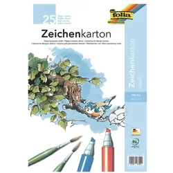 folia Zeichenkarton DIN A3 weiß