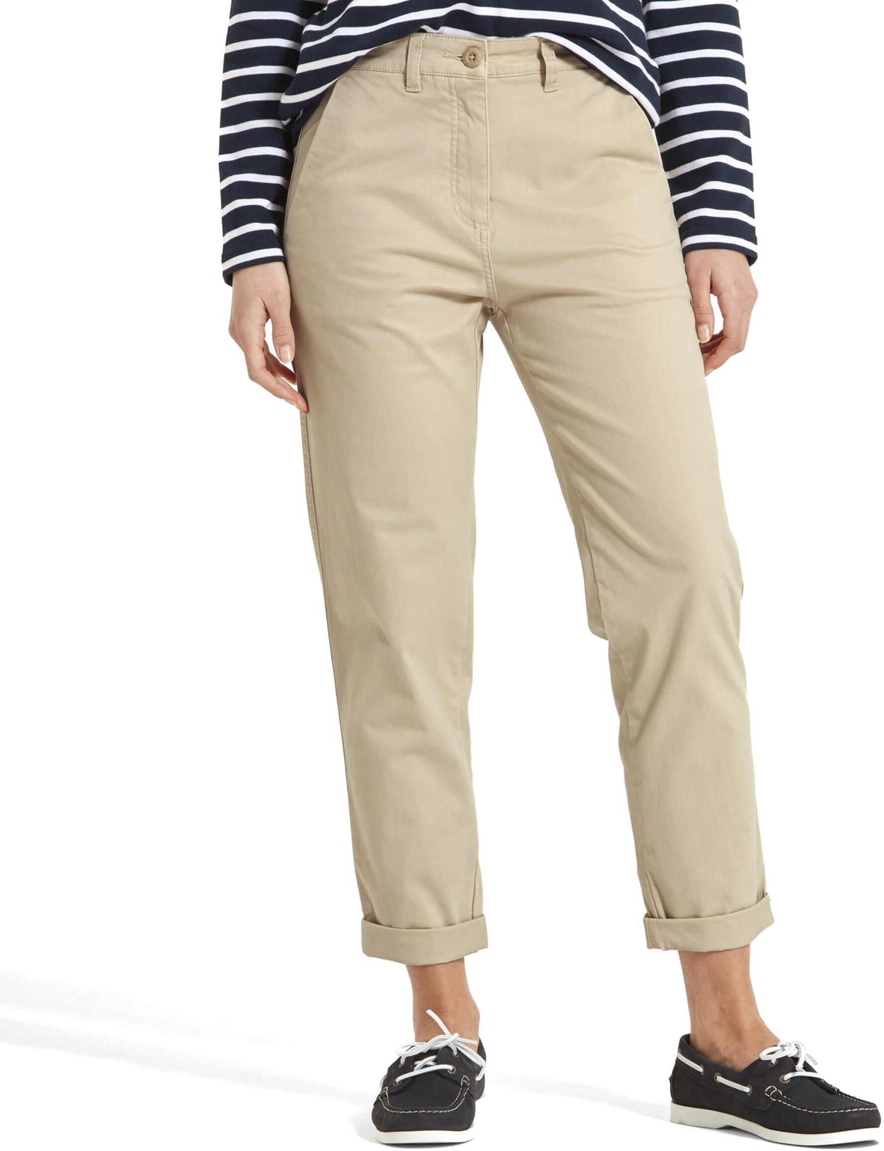 Schöffel Country Clare Chinos - Light Brown - Size UK8 - Women