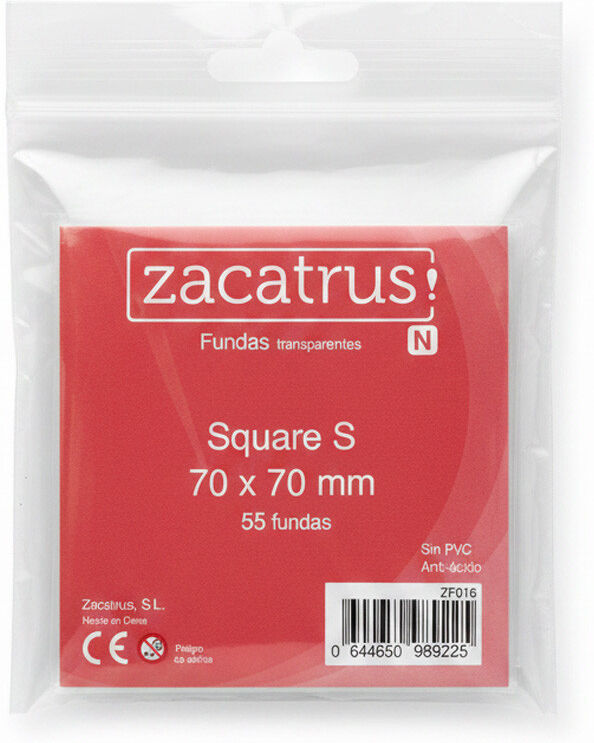 Protège-cartes Square Small 70x70mm - Zacatrus