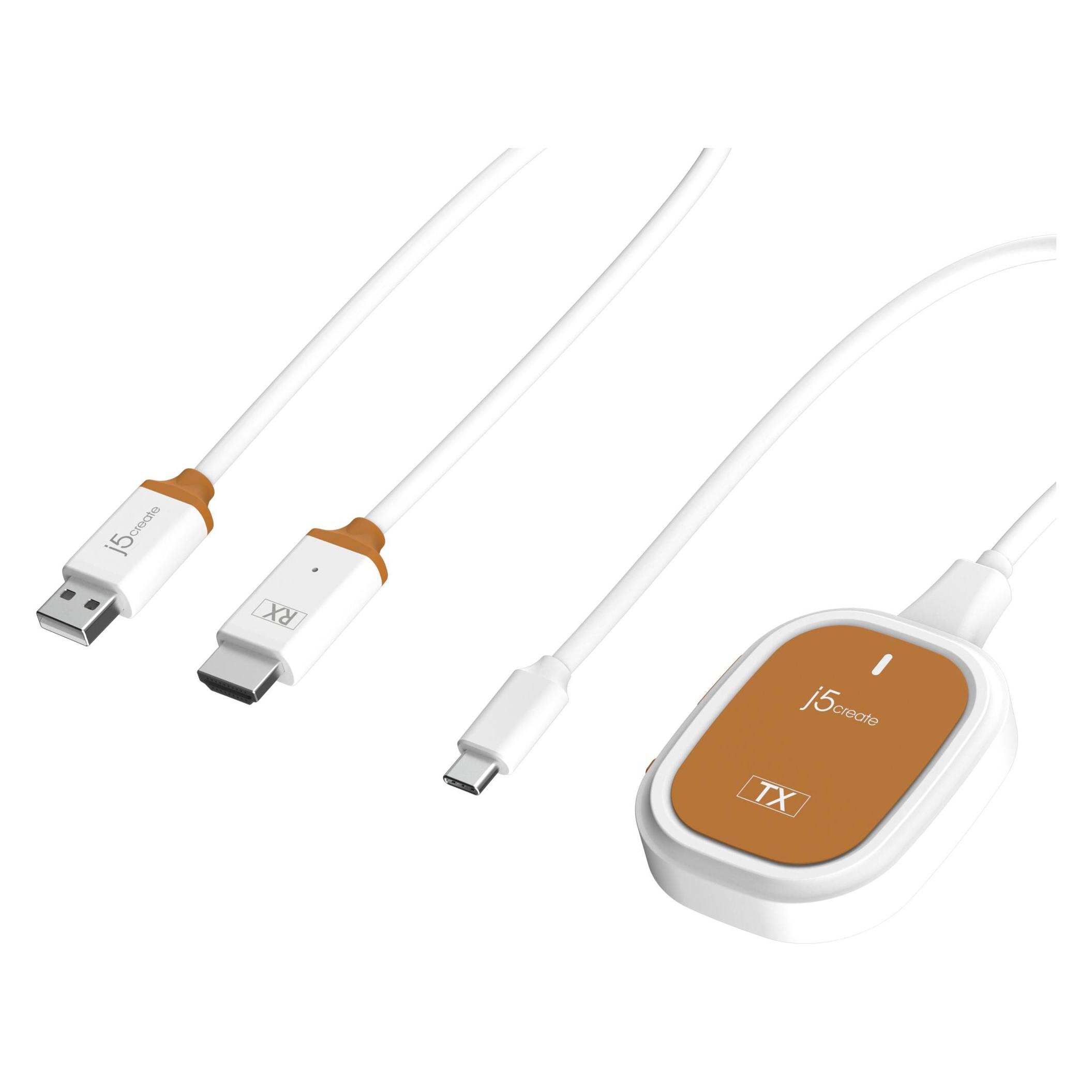 j5Create Screencast Fhd USB-C Wireless (15 m, HDCP) (JVAW61-N)