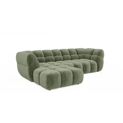 Ecksofa Phantom Stoff Grün